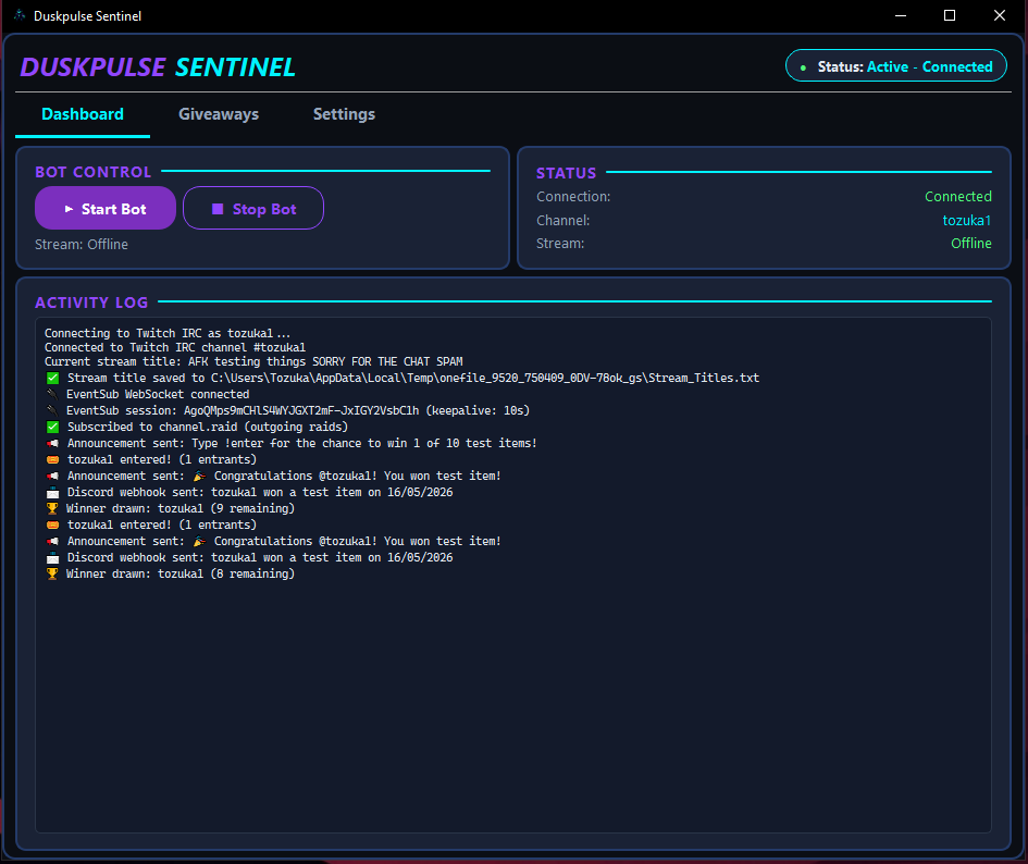 dashboard layout